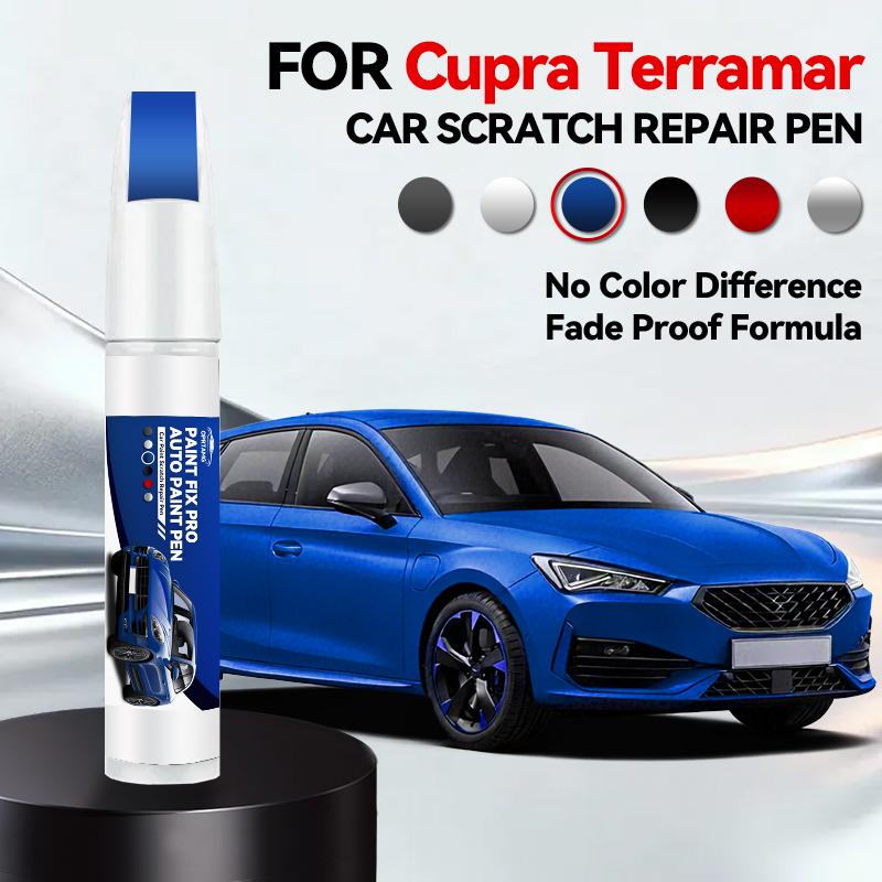 Für CUPRA Terramar Autolack Reparaturstift Lackkratzer Reparatur Zubehör Cosmos Blau Schwarz Gletschereis Weiß Timanfaya Grau Rot