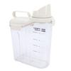 Rice Storage Container Plastic  tight Cereal Dispenser with Pou  Spout Measu  Cup for Cereals Flour Beans