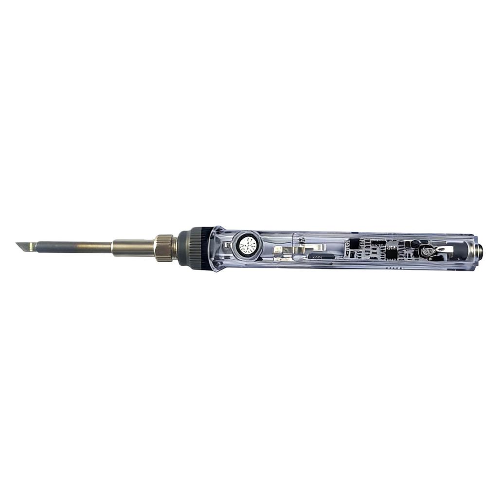 Ergonomic T12 Soldering Handle Interchangeable Tip for Comfortable Prolonged Use 180°C-450°C Adjustable Temperature