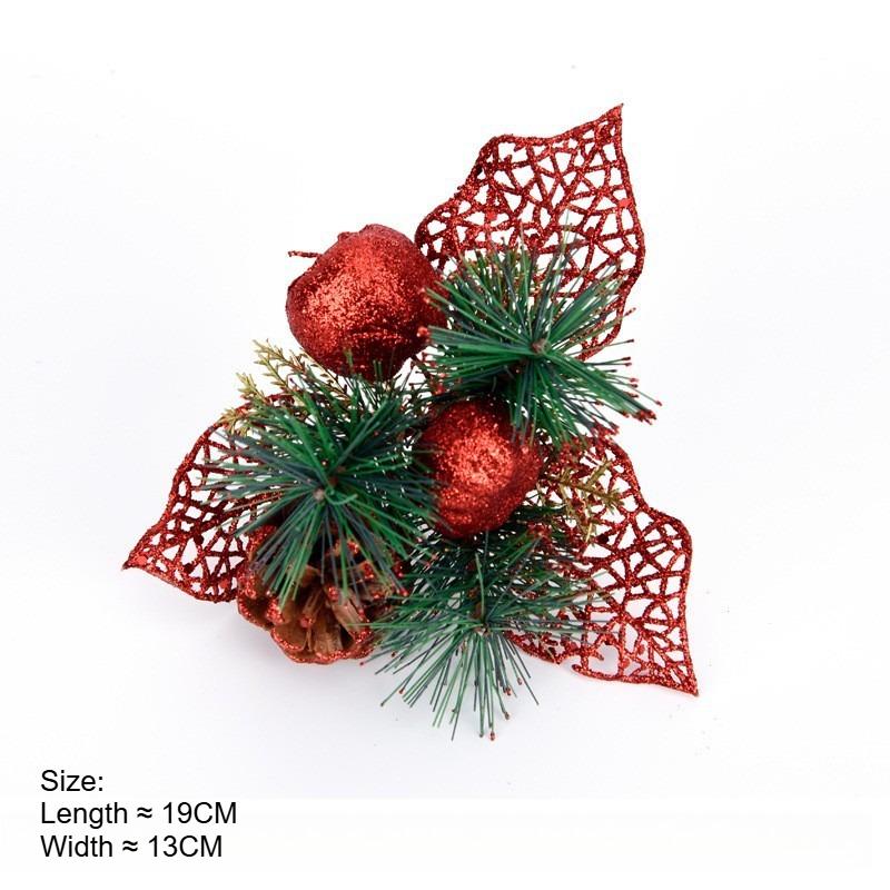 

Рождественские сосновые шишки сосновые иглы сухоцветы украшения рождественские елки ротанговые украшения украшения атмосфера принадлежности красный
