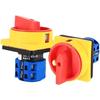 1pcs LW26-20/2GS 20A 25A 4 Pole Rotary Cam Transfer Switch, 2 Position ON-Off Changeover Switch with Padlock 8 Terminals Main Switch(25A)