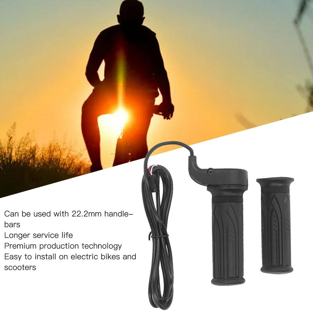 Gasgriff-Achse Griff Elektrisches Fahrrad Gasgriff 20X Verschleißfeste Achse Griff für 2,2 2cm Lenker
