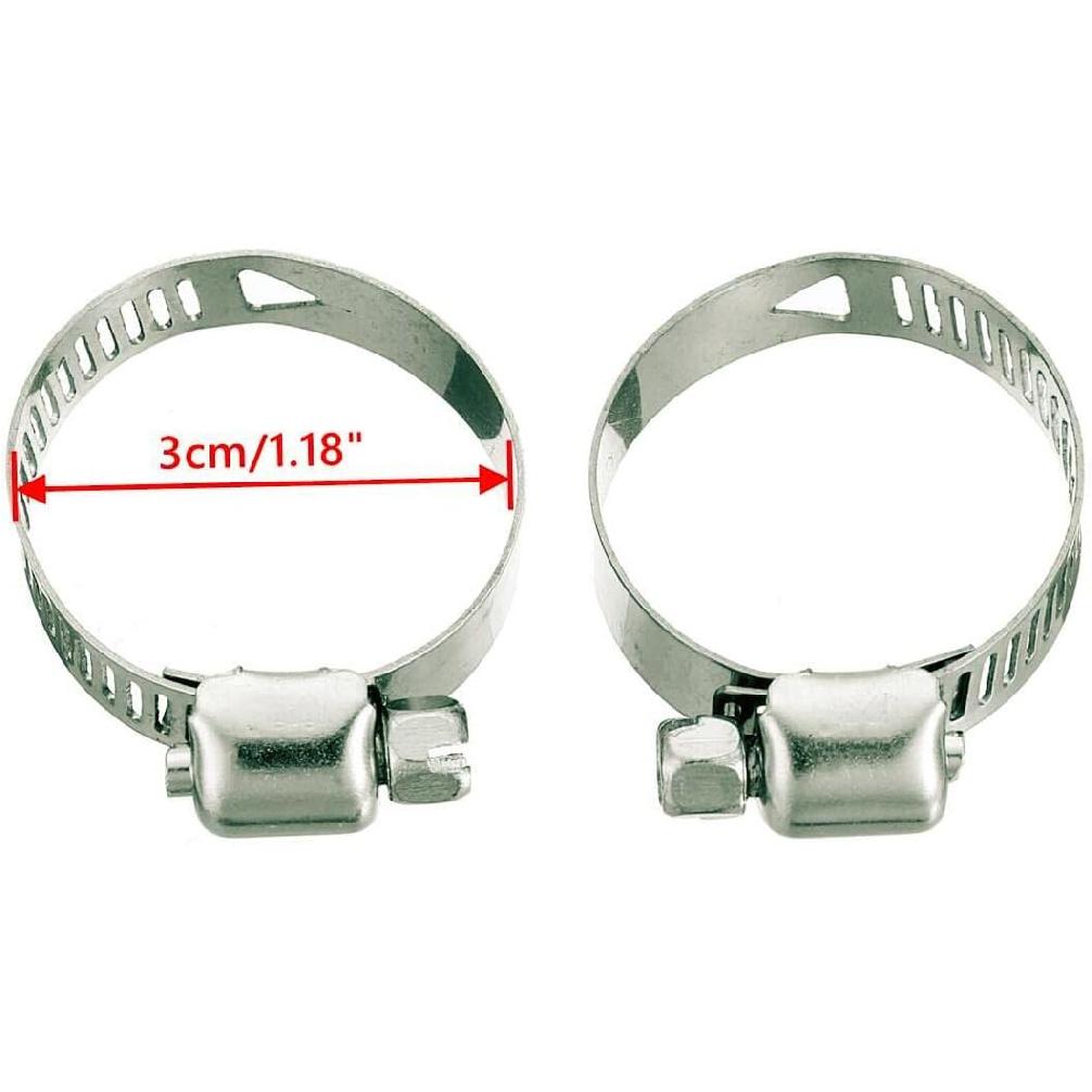 Air Exhaust Pipe Heater Pipe Heater Parking Air Heater Exhaust Pipe Diesel Gas Vent Hose Stainless Steel 2.5cm/1in Inner With Camps (Length: 2M)