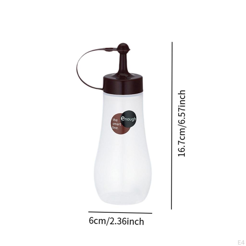 Condiment Dispenser Bottle Portable Small Refillable for Home Cooking