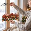 DIY Craft Supplies Acrylic Winter Sun Catcher, Hanging Window Ornament for Christmas Ornaments Home Garden Fireplace, Festive Holiday Indoor