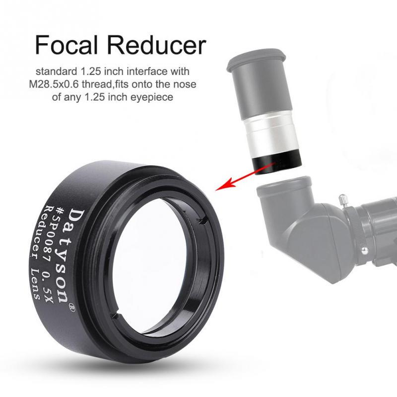 Buy Datyson 1.25 Inch 0.5X Focal Reducer Thread M28 Lens Accessory for