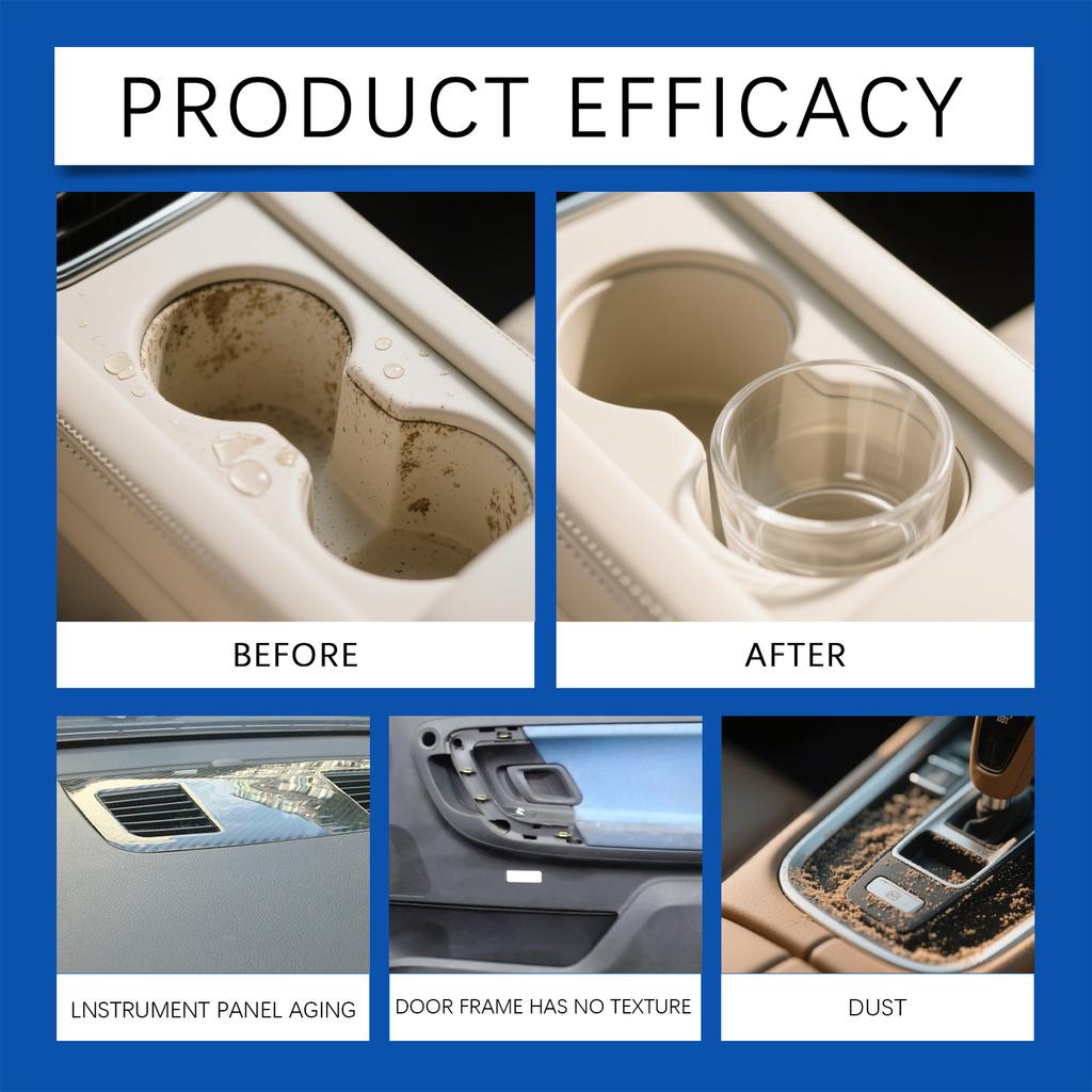 Auto Interieur Reiniging En Onderhoud Spray - Universeel Voor Het Reinigen Van Interieur Oppervlakken, Verwijderen Van Vlekken, En Onderhouden Van Leer En Stoffen. 120ml