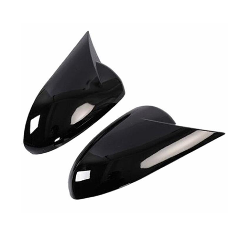 Carbon Fiber Pattern Rearview Mirror Cover for 09-12 Cruze - Glossy Black Decorative Shell