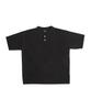 STAGE NAME Summer Diamond Punching Knit Polo Shirt_Black
