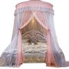 Summer New Luxury Mosquito Net Princess Elegant Bedding Curtains Dome Hanging Bedding Canopy Two-color Anti Insect Tent