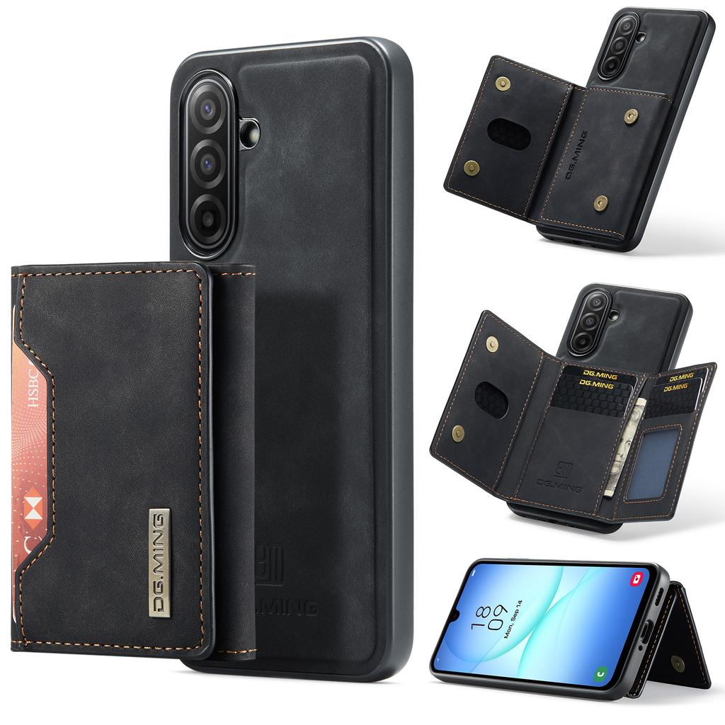 DG.MING M2 Series for Samsung Galaxy A17 5G/4G Case PU + PC + TPU Phone Cover Detachable Wallet
