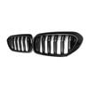 MagicKit Ship From Germany For BMW 5 Series G30 G31 2017-2018 Front Kidney Double Slat Gloss Black msyj19