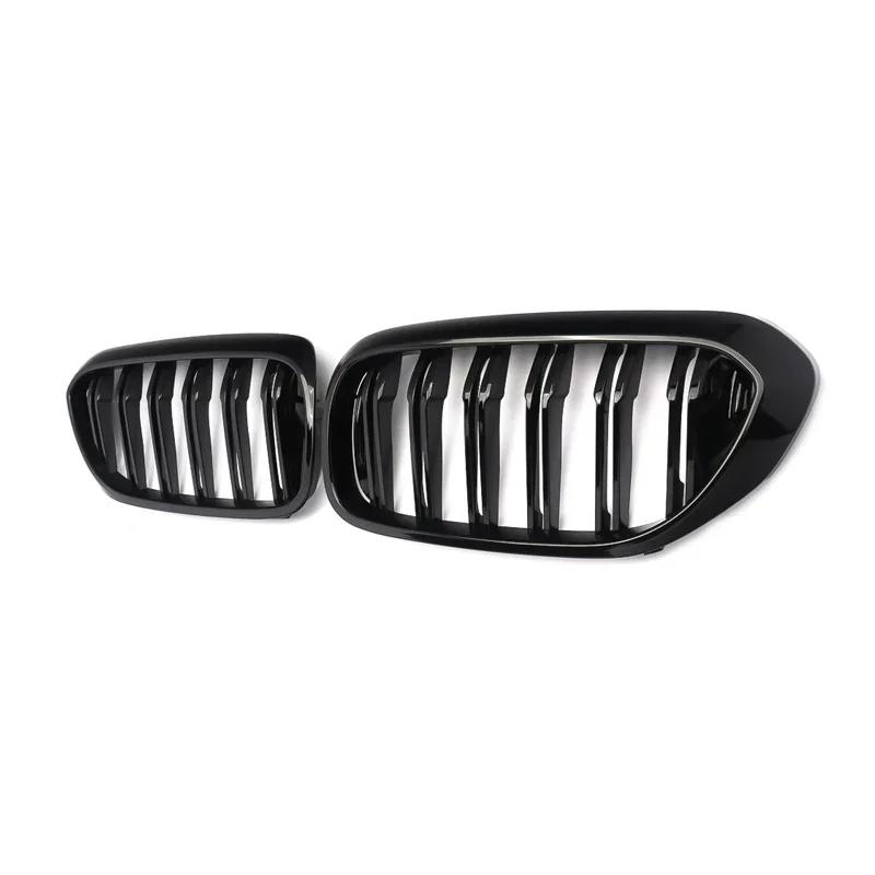 MagicKit Ship From Germany For BMW 5 Series G30 G31 2017-2018 Front Kidney Double Slat Gloss Black msyj19