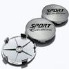 4pcs Sport Edition Logo Emblem Car Wheel Center Caps O.D 68MM 63MM Wheels Hub Cap Rim Hubcaps Dust Cover Replace Car Accessories