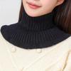 Solid Color Pullover Scarf Infinitely Elastic Autumn and Winter Cold Resistant Neck Collar Scarf