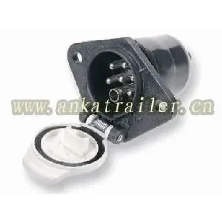 24V 7P S Type Trailer Socket Plug Truck Trailer Interface Converter for Heavy Duty Vehicles
