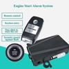 Universal Car Alarm Passive Keyless One Button Starter System Remote Control Set