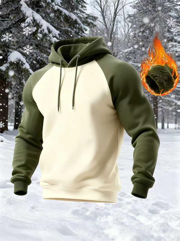 Men s European Style Pullover Hoodie - New Fleece Design for Couples XX-Large