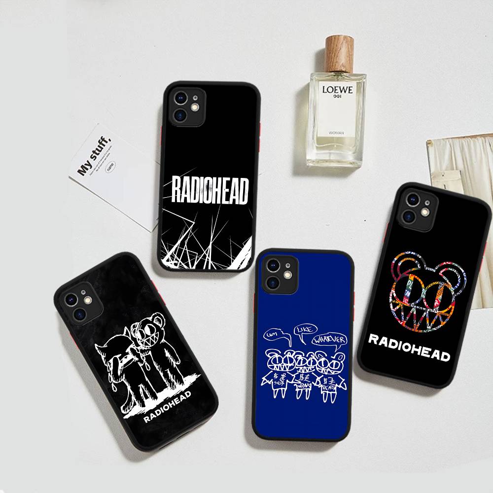 R-Radiohead Rock Band Phone Case For IPhone 15 14 13 12 11 Pro Max X XS MAX Plus Matte Soft Back Cover