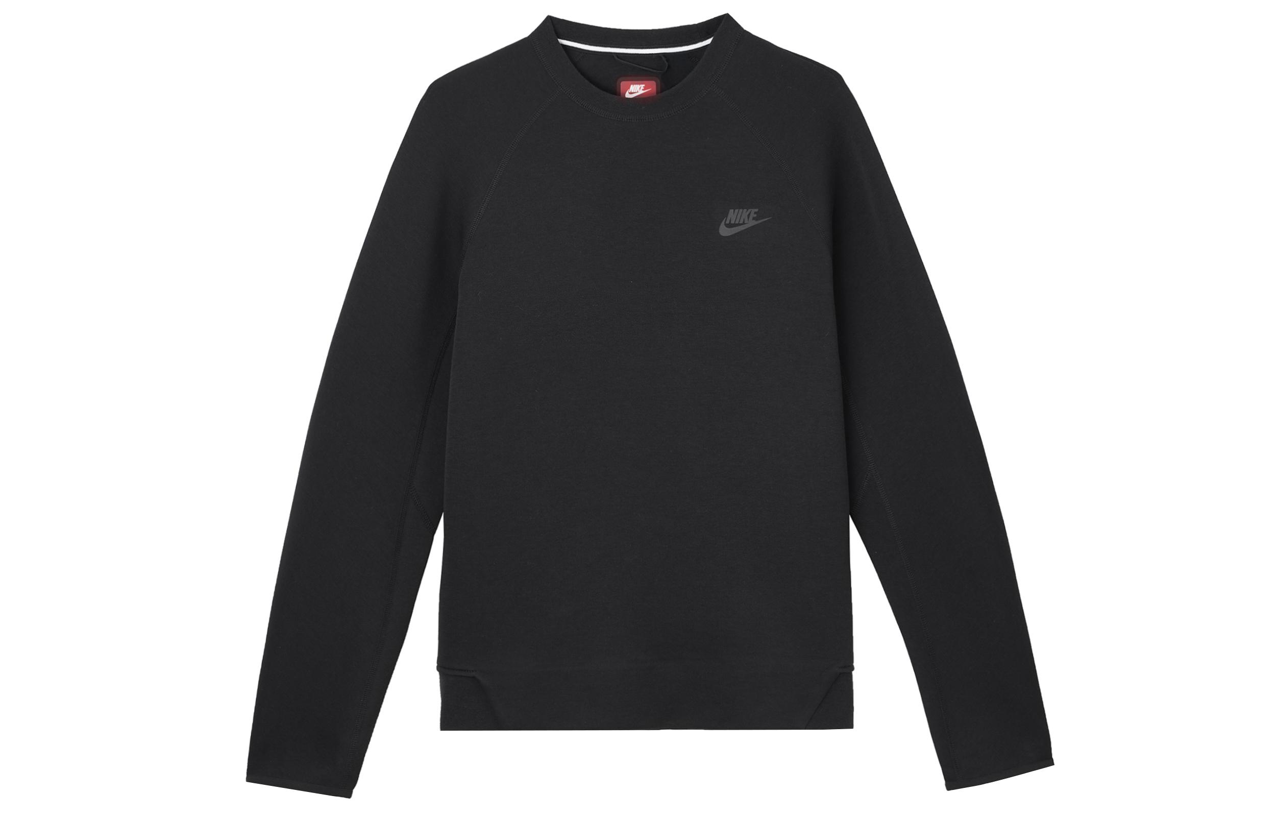 

Nike Sweatshirts Men s Black Crew Neck Moderate Regular FB7917-010 XL