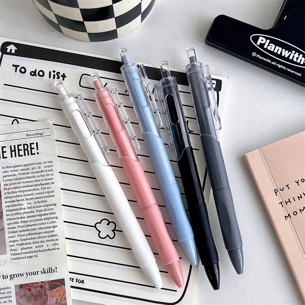 Creative Morandi Press Neutral Pen Simplified Black Pen Writing Supplies Signature Pen  Student