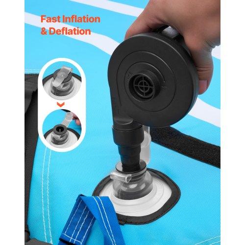 VEVOR Towable Tubes for Boating, 3-Rider Inflatable Towable Tube for Boat to Pull, 231 kg Capacity Water Sports Boating Tubes - with Full Nylon Cover