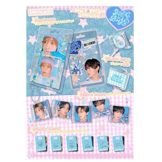 NCT WISH - singel [Songbird] (SMini Ver.) Slumpmässig