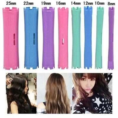 10 Stück Silikon Lockenwickler Rollen DIY Magische Spirale Lockenstab Lockenwickler Styler Haare Locken Mode Hochwertiges Stylingwerkzeug