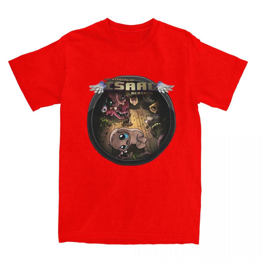 The Binding Of Isaac T-Shirt Video Game Novelty T-Shirts Short Sleeve Street Style Tops Pure Cotton O-Neck 4XL 5XL 6XL Top Tees