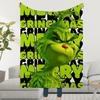Blanket Throw Film Super Cosy Plush Living Room Christmas G-GrinchS Sofa Couch Childish Birthday The Gifts