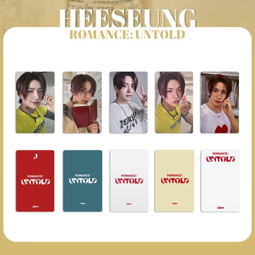 EN Official 2nd Album: ROMANCE UNTOLD SUNGHOON Individual Photocard