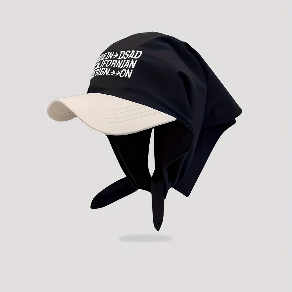 Protection Headscarf with Brim, Comfortable Outdoor Quick-Drying Breathable Baseball Cap, Women Oversize Head Cover
