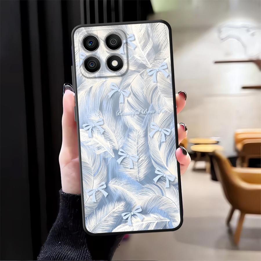 Creative Bow Case for Honor X9a X5b X6 90 Magic5Lite 70 200 400 Lite 8X X7 X8 Funda Phone Cover