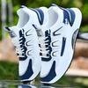 White men's shoes dad autumn shoes breathable mesh deodorant new mesh shoes student soft-soled sneakers running