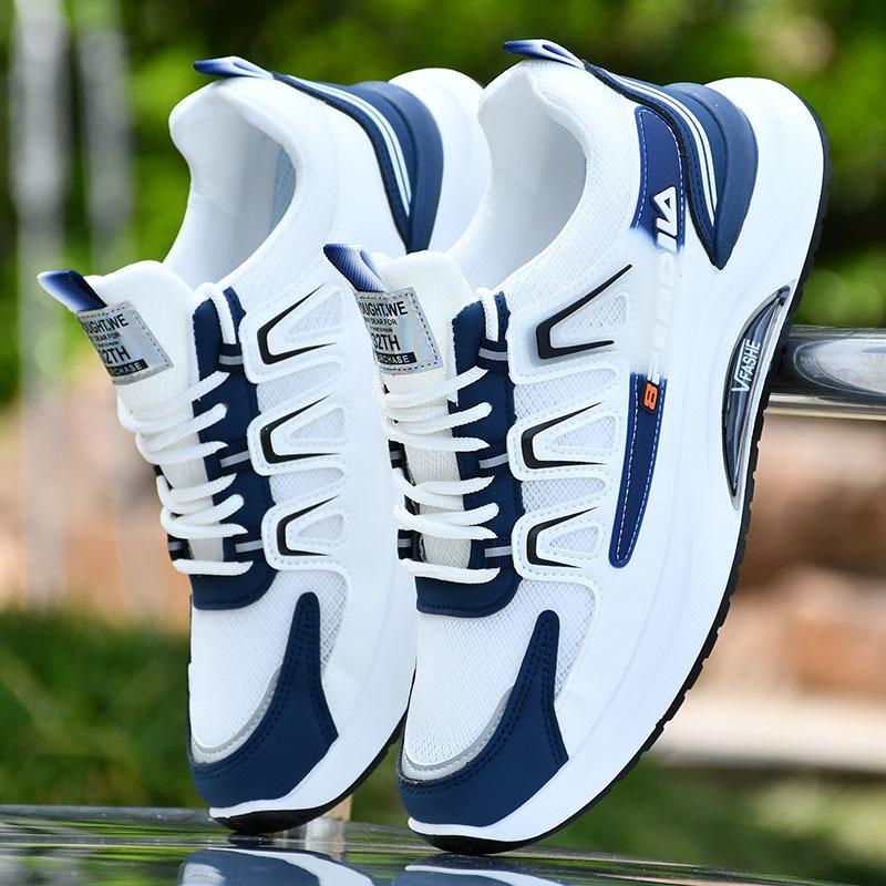 White men's shoes dad autumn shoes breathable mesh deodorant new mesh shoes student soft-soled sneakers running