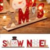 Decor Christmas Wooden Table Desktop Sign Xmas Gifts New Year Home Ornaments
