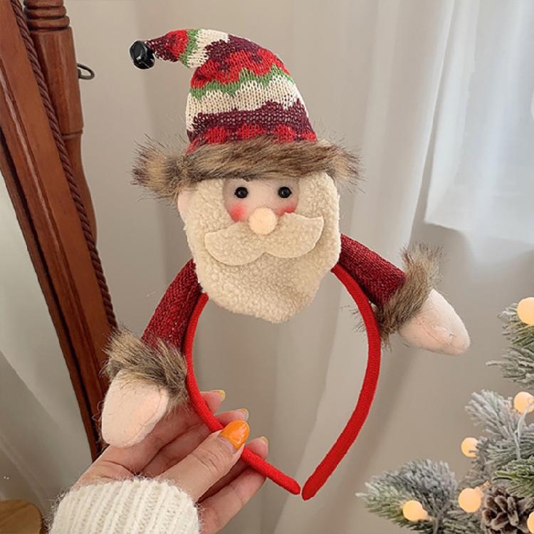 Xmas Snowman Hair Hoop Gingerbread Man Headband Lovely Christmas Hair Ornaments