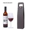 Borsa Portabottiglie da Vino in Pelle - Scatola Regalo Singola o Doppia