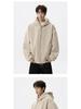 Men's Autumn/Winter American Style Eagle Fur Collar Cotton Jacket, Deconstructed Hooded Coat