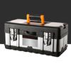 Heavy Duty Steel Toolbox for Home and Garage Organization - Secure Storage Solution with Layers