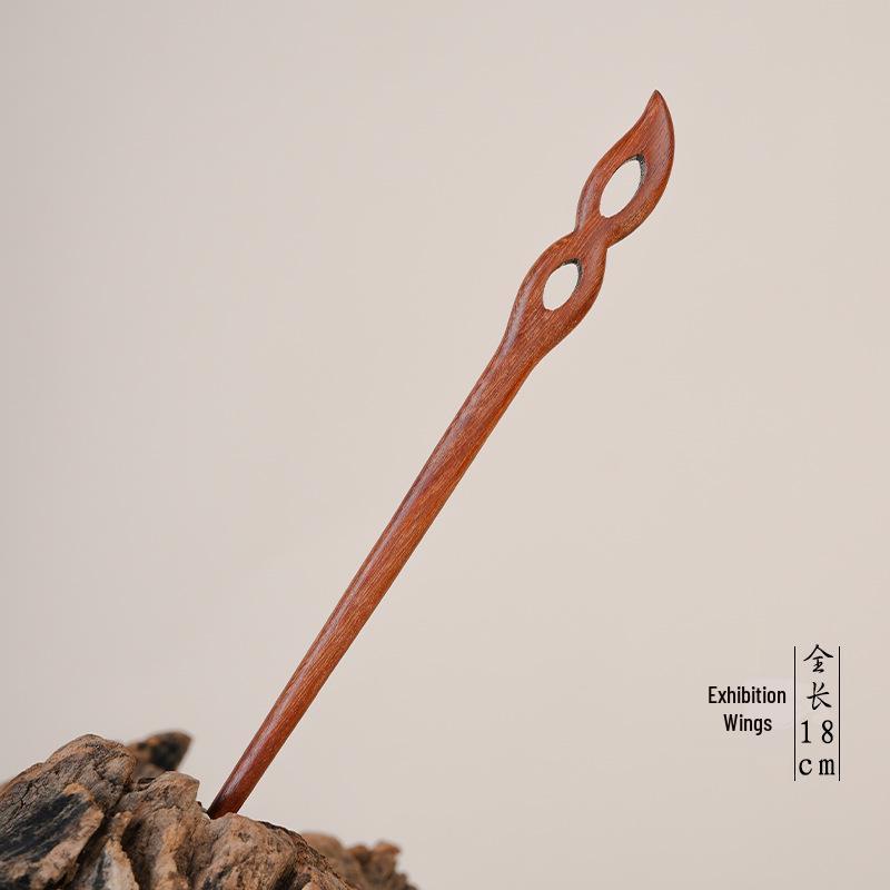 Fermacapelli Serpente Lin Spirit 2025: Nuovo Accessorio per Capelli Legno di Sandalo per Acconciature Raccolte in Stile Antico