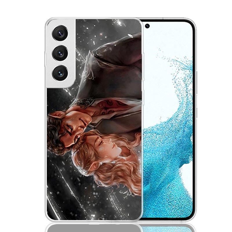 A Court Of Mist And Fury Phone Case For Samsung Galaxy S26 Ultra S23 S24 S25 Edge S20 FE S21 S22 Plus Soft Print Shell Cover Fun