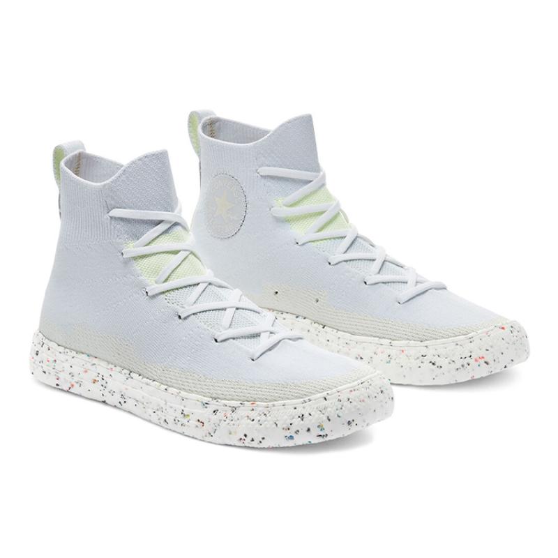 Converse Chuck Taylor All Star Crater Knit Comode e Versatili Espadrillas High Top Unisex Bianche