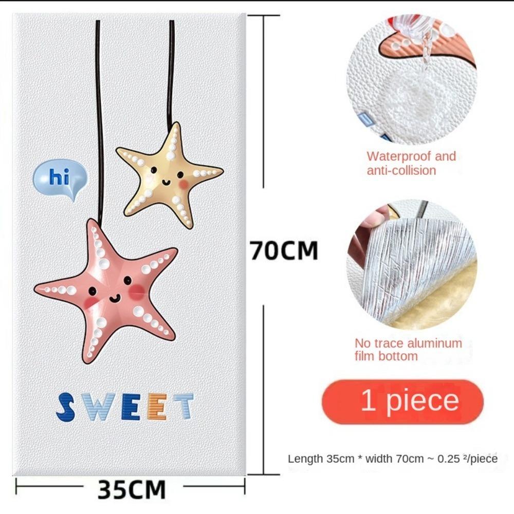 

Anti-collision 3D Wall Sticker Cute Wall Mat Pad New Soft Cushion Kids Bedroom 10