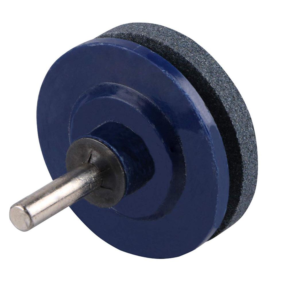 50mm Faster Lawn Mower Sharpener Lawnmower Blade Sharpener Universal Grinding Rotary Drill Cuts Kc0263
