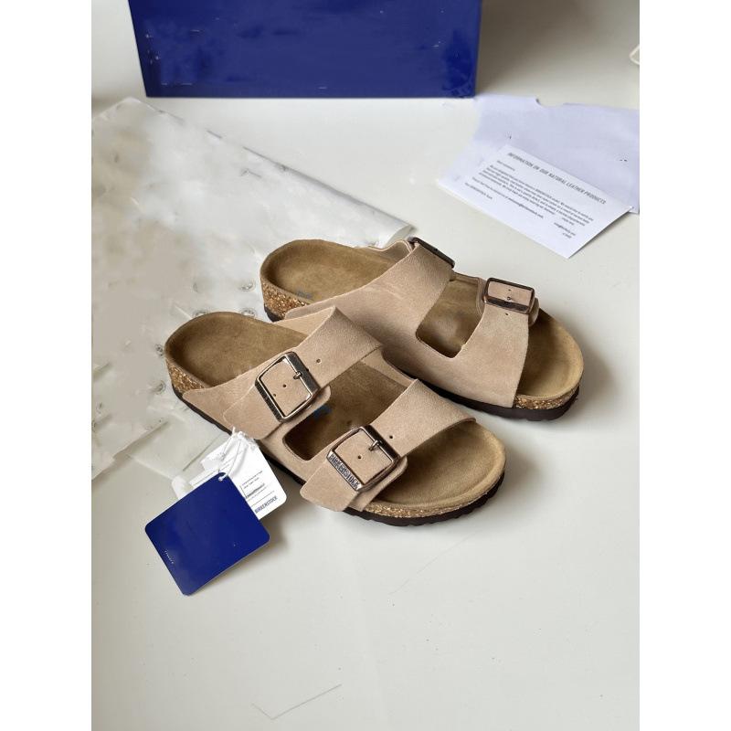 Birkenstocks pure original couple's new bag head cool slippers lazy person wearing Birkenstocks outside