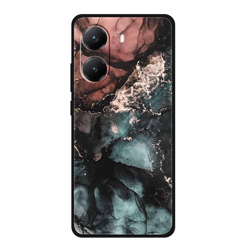 Funda For Poco X7 Pro Cases Marble Painted Silicone Back Cover for Poco X7 Pro Protective Shockproof Cool Capa Poco X7Pro Bumper