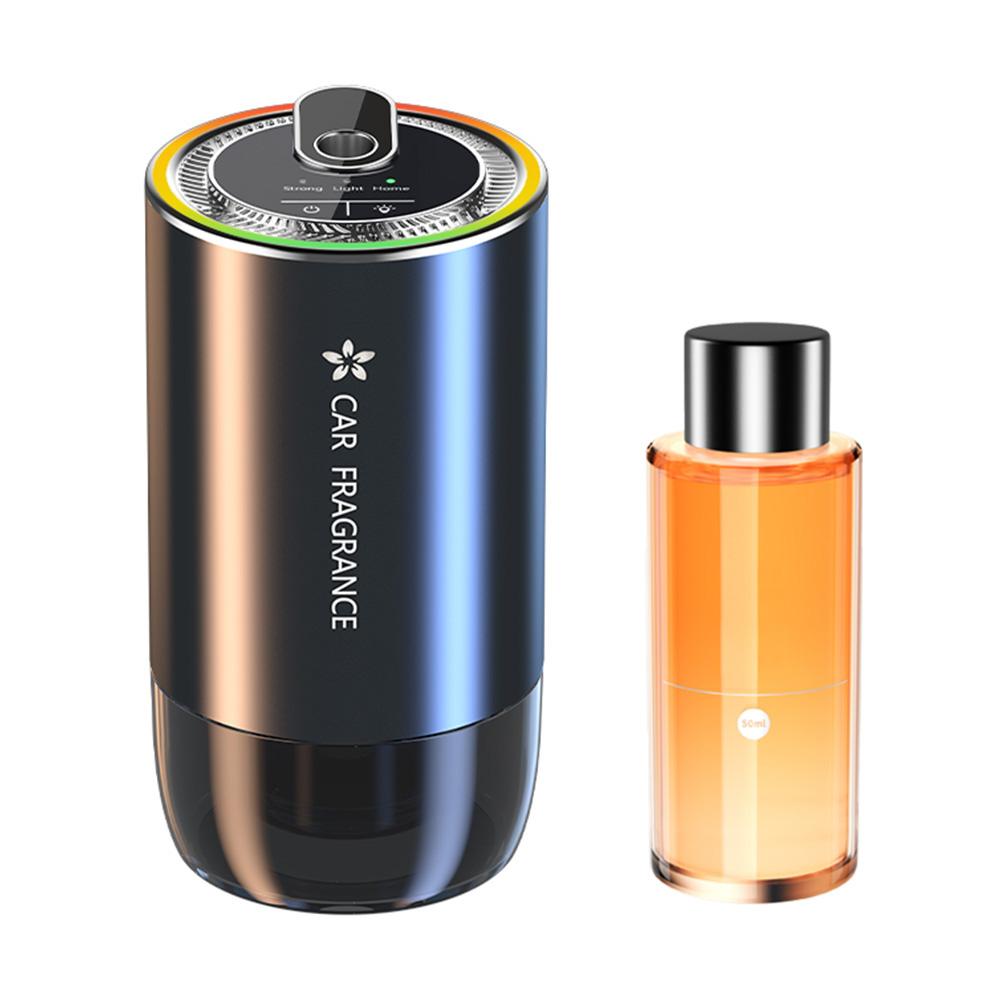 Car Air Freshener Oil Fragrance Diffuser Smell Distributor Eliminator With Digital Display Universal For Car Home Office Bedroom