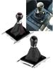 Gear Shift Knob Shifter Lever Stick Gaiter Boot Cover Cars Accessories For VW Volkswagen Amarok 2010-2022