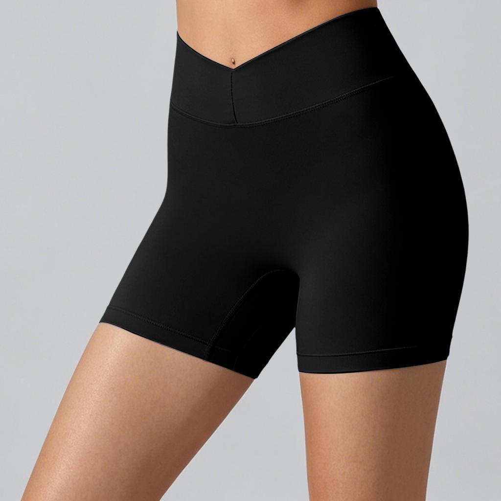 High Waist Compression Yoga Shorts for Women Tummy Control Butt Lift Quick Dry Stretchy Running Fitness Biker Leggings